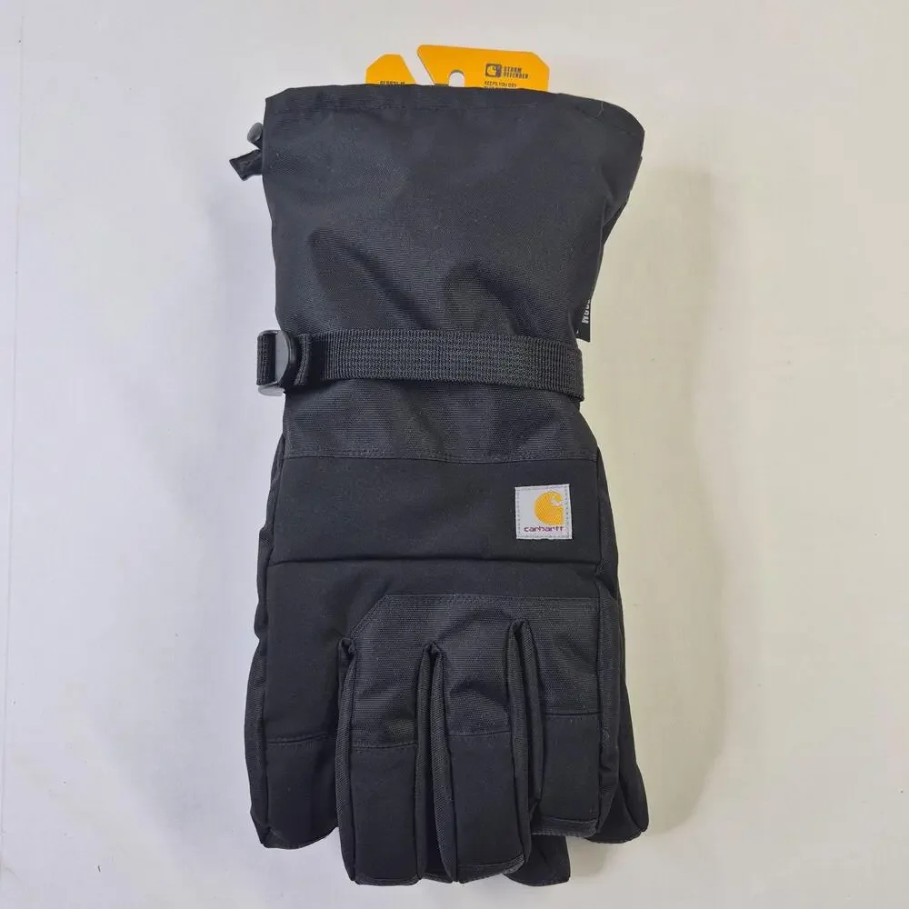 Carhartt Gloves Womens 2XL Black Storm Defender Insulated Gauntlet Ski Work